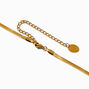 Gold-tone Stainless Steel 4MM Snake Chain Necklace,