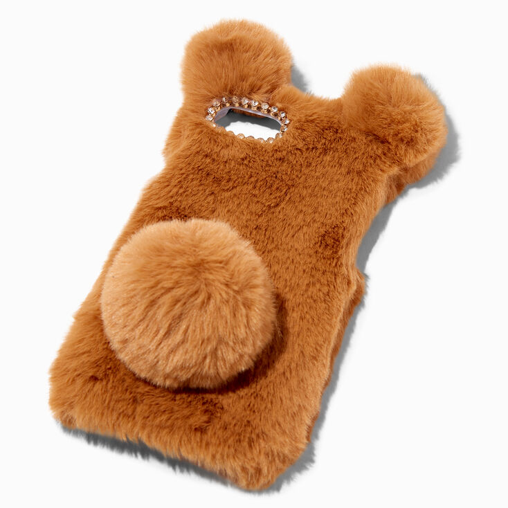 Furry Brown Bear Protective Phone Case - Fits iPhone&reg; 6/7/8/SE,