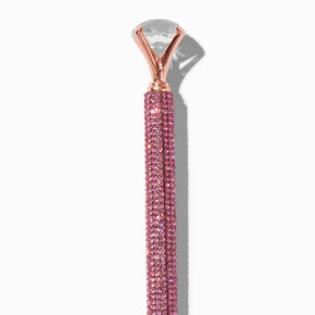 Pink Crystal Diamond Topper Pen,