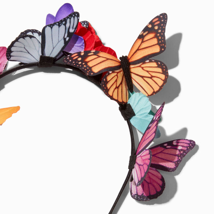 Rainbow Bright Butterfly Headband,