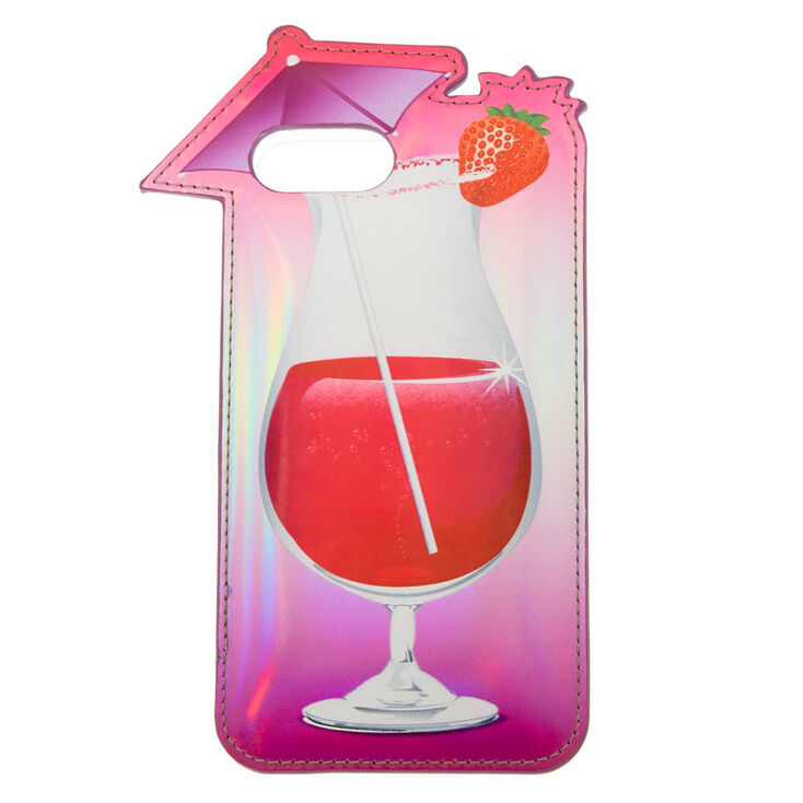 Puffy Strawberry Daiquiri Phone Case - Fits iPhone 6/7/8 Plus,