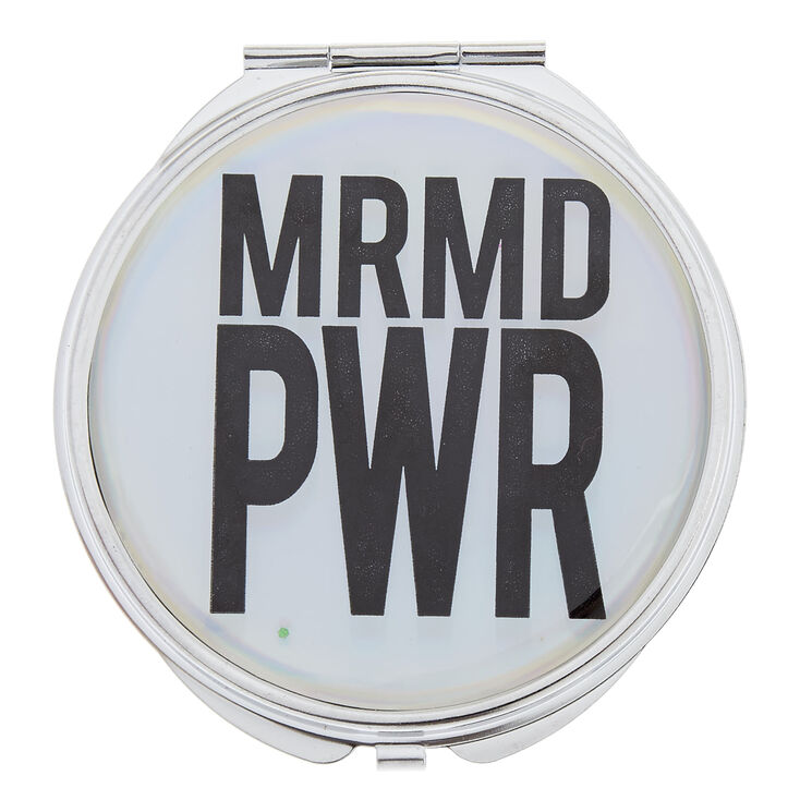 Ombre Mermaid Shell Compact Mirror,