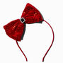 Santa&#39;s Suit Bow Headband,
