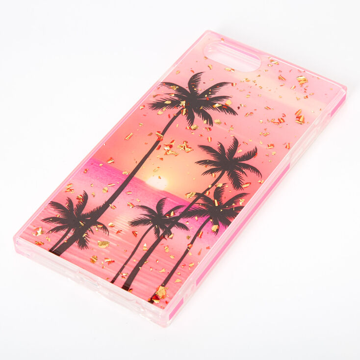 Palm Tree Sunset Square Phone Case - Fits Iphone 6/7/8 Plus,