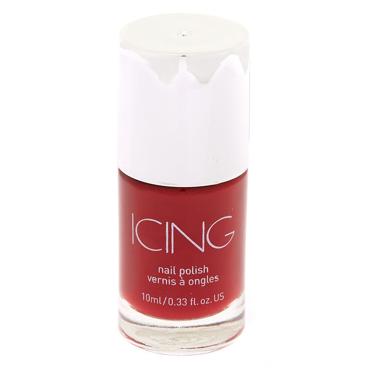 Solid Nail Polish - Red Garnet,