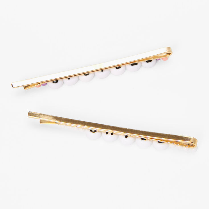 Gold Spoiled &amp; Chill Attitude Hair Pins - 2 Pack,