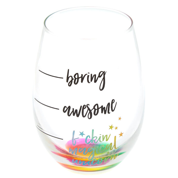 F*ckin Magical Unicorn Wine Glass,