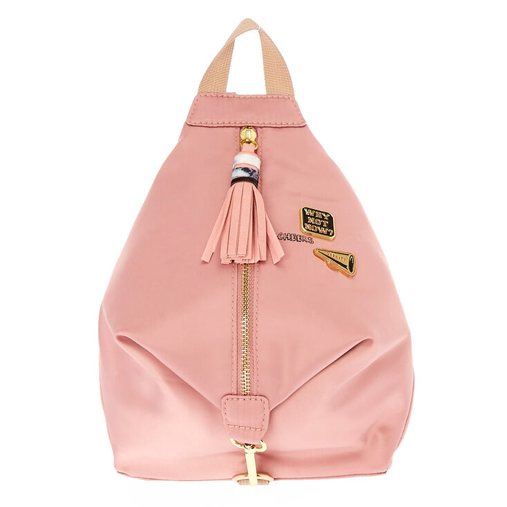 Satin Cheer Girl Backpack - Pink,