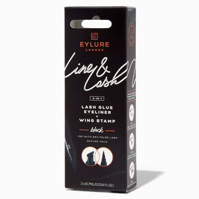 Eylure 3-in-1 Black Lash Glue Eyeliner &amp; Wing Stamp,