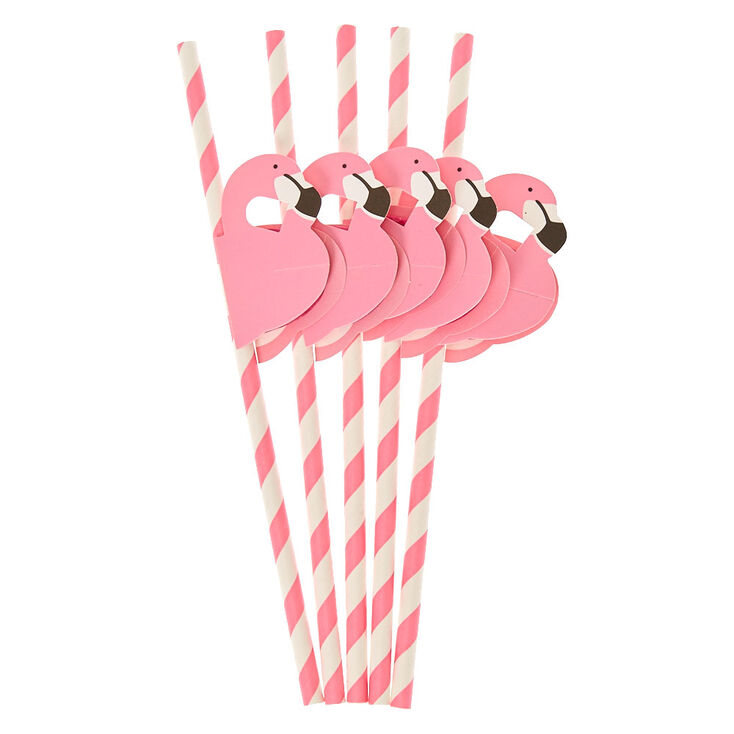 Flamingo Paper Straws,