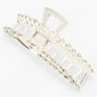 Rhinestone Studded Oval Hair Claw,
