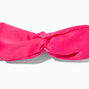 Hot Pink Silky Bow Twist Headwrap,