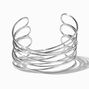 Silver-tone Wire Cuff Bracelet ,