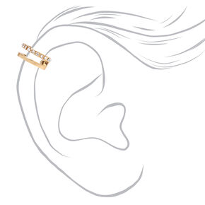 Gold Embellished Ear Cuffs - 3 Pack,