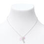 Silver Zodiac Charm Pendant Necklace - Pisces,