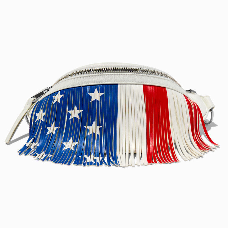 American Flag Fringe Fanny Pack,