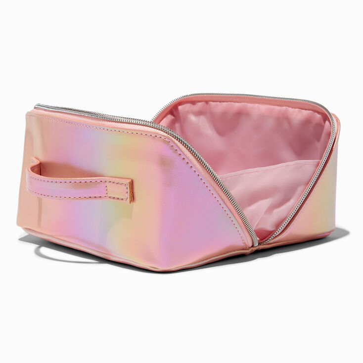 Flat AB Pink Makeup Bag,