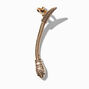 Gold-tone Snake Crawler Ear Cuff Earring,