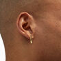18K Gold Plated 16MM Hoop Earrings,