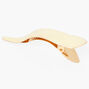 Cream Wave Hair Clip,