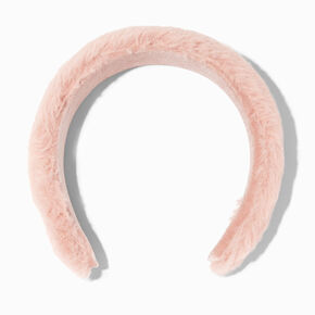Pink Mauve Furry Headband,