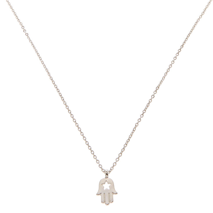 Hamsa Charm Necklace,