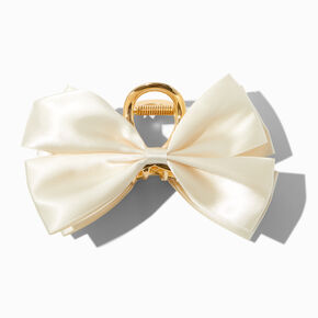 Cute Crystal Pearl Bow Hair Clip Women Headwear - Silver