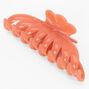 Large Coral Flower Hair Claw,