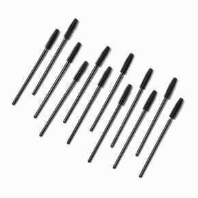 Black Makeup Spoolies - 12 Pack,