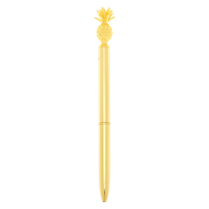Pineapple Top Pen - Gold,