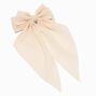 Ivory Long Tail Hair Bow Clip,