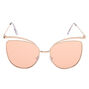 Mod Cat Eye Sunglasses - Rose Gold,