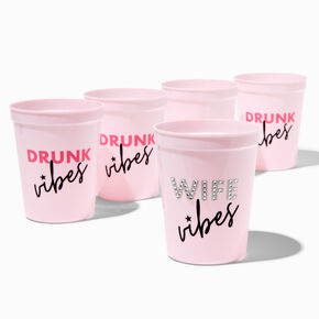 Wife Vibes, Drunk Vibes Bachelorette Party Cups,