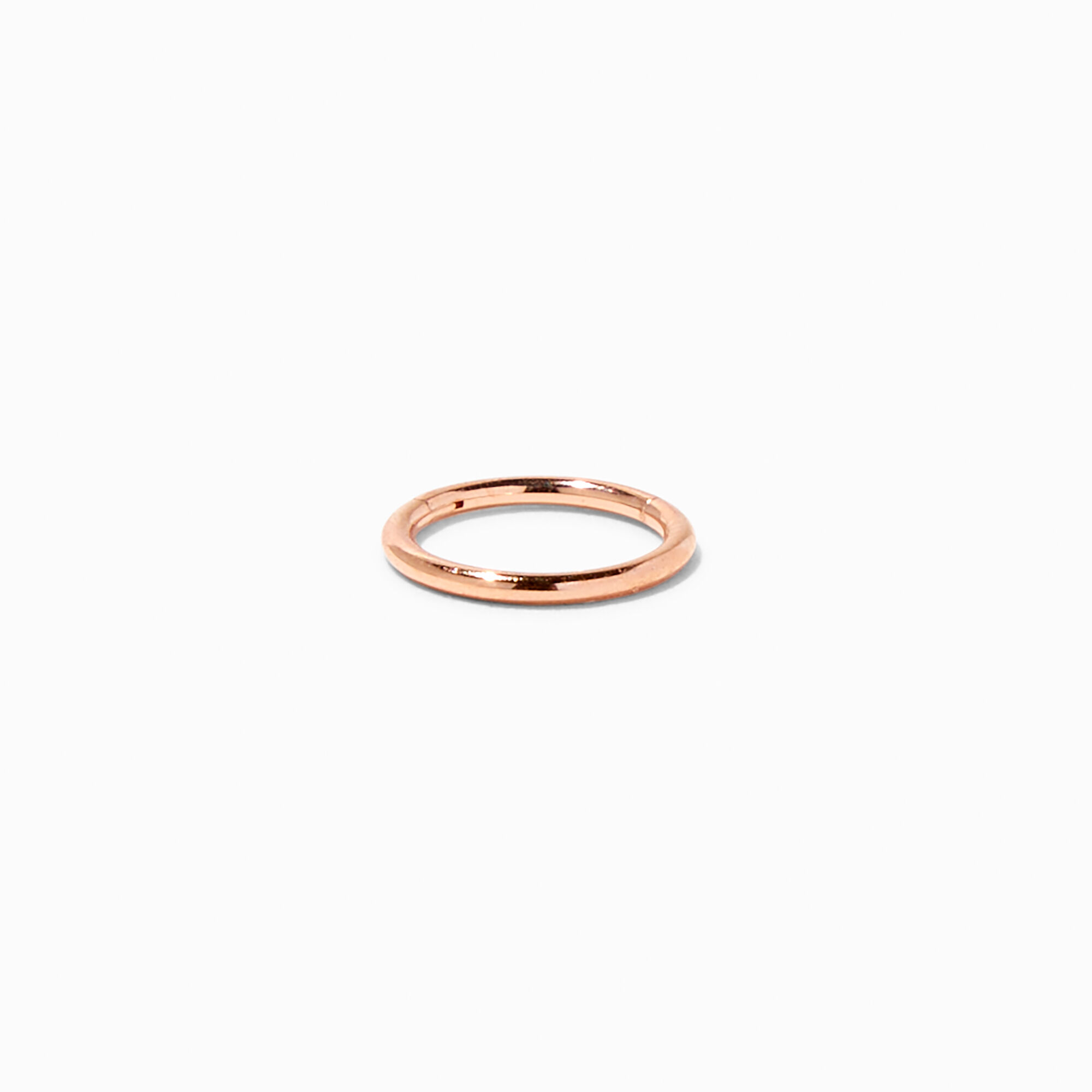 Rose gold titanium nose ring deals