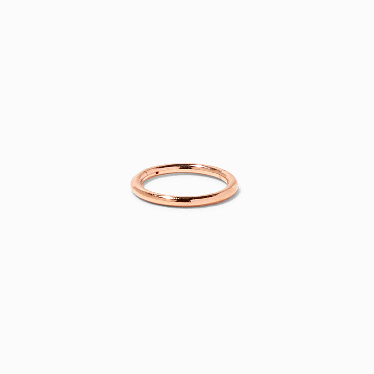 18kt Rose Gold Plated Titanium Nose Ring,