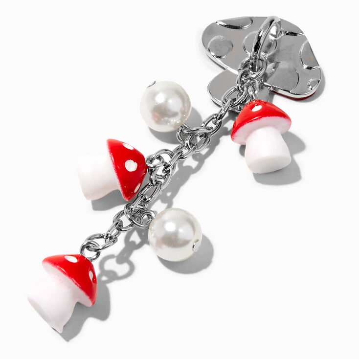 Red Mushroom Chain Ring Stand,