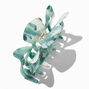 Green Marble Design Large Hair Claw,