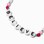 &#39;&#39;Believe&#39;&#39; Beaded Stretch Bracelet,