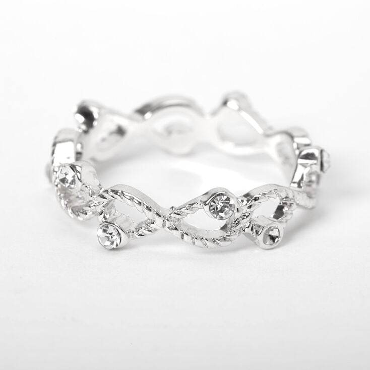 Silver Infinity Stone Ring,
