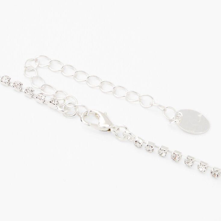 Silver Rhinestone Teardrop Jewelry Set &#40;2 Pack&#41;,