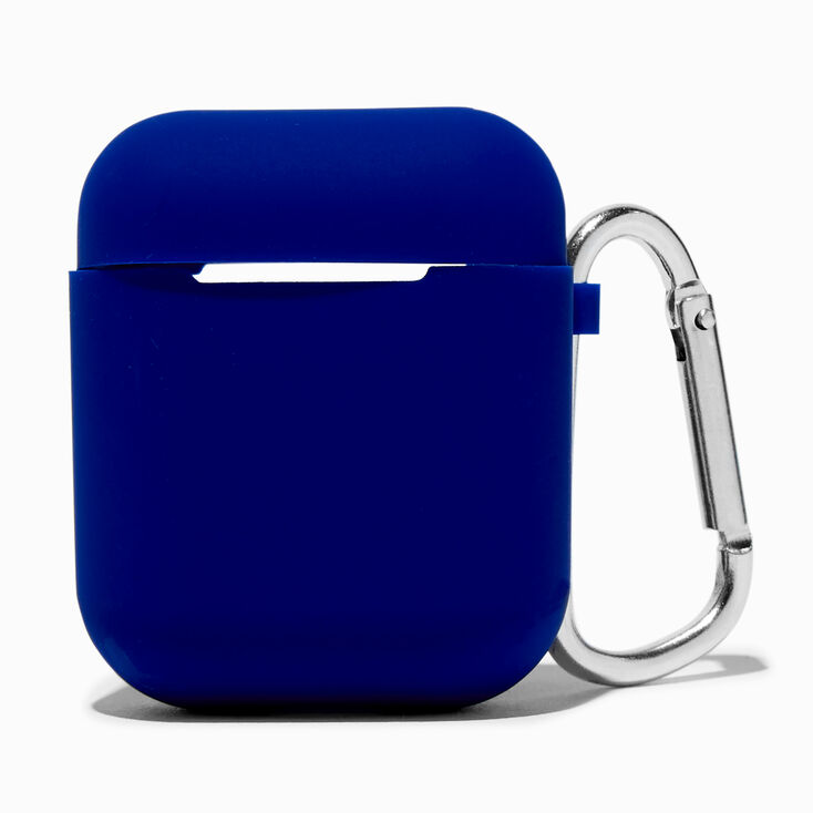 Cobalt Blue Silicone Earbud Case Cover - Compatible With Apple AirPods&reg;,