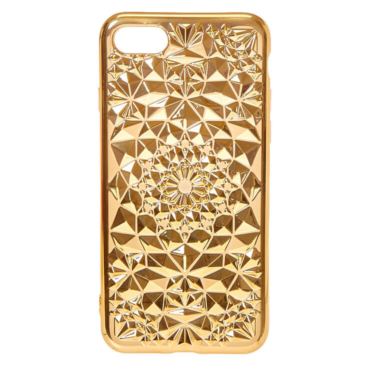 Gold Case Geometric Phone Case,