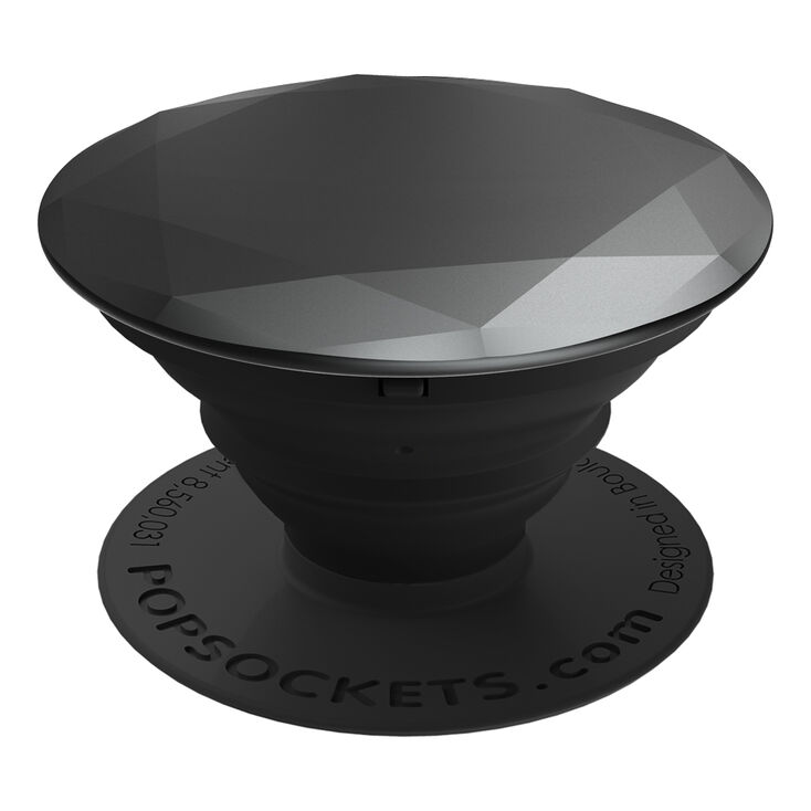 Black Metallic Diamond PopSocket,