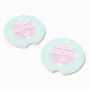 Deep Breaths In Car Coasters - 2 Pack,