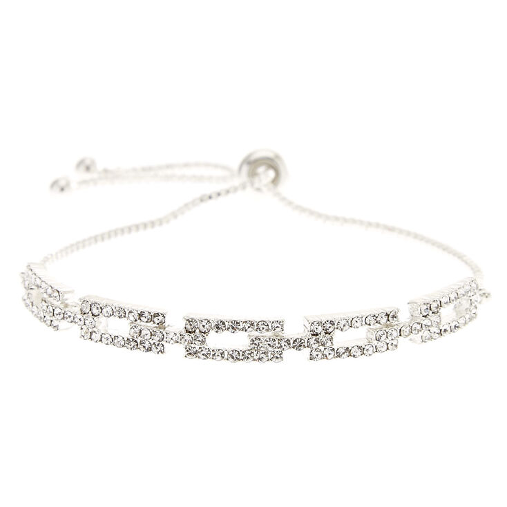Silver-Tone Pull Knot Bracelet,
