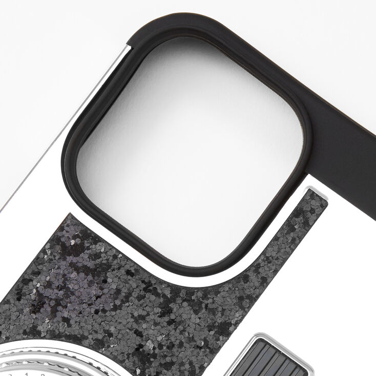 Black Glitter Camera Phone Case - Fits iPhone&reg; 13 Pro Max,
