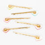 Pastel Heart Hair Pins - 6 Pack,