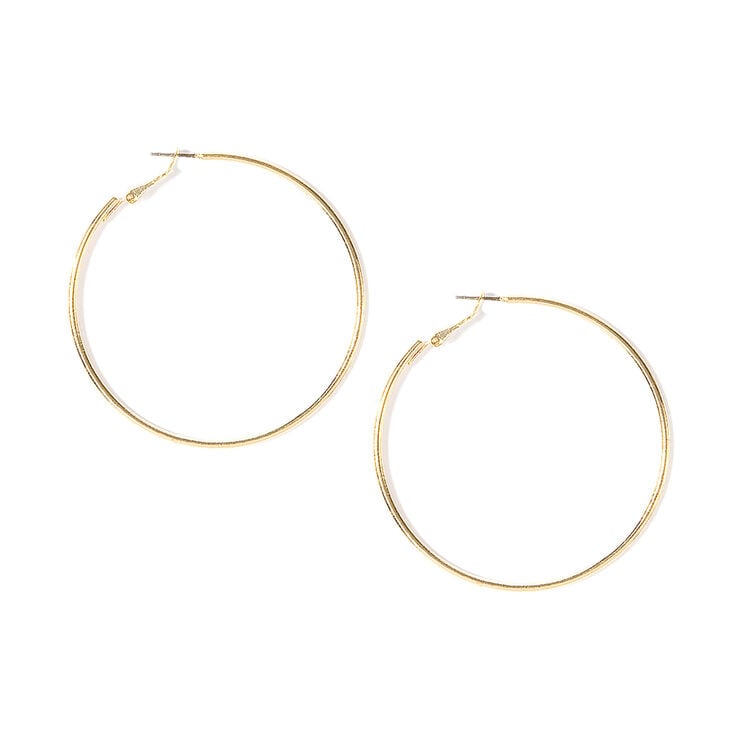 Gold 50MM Hoop Earrings,