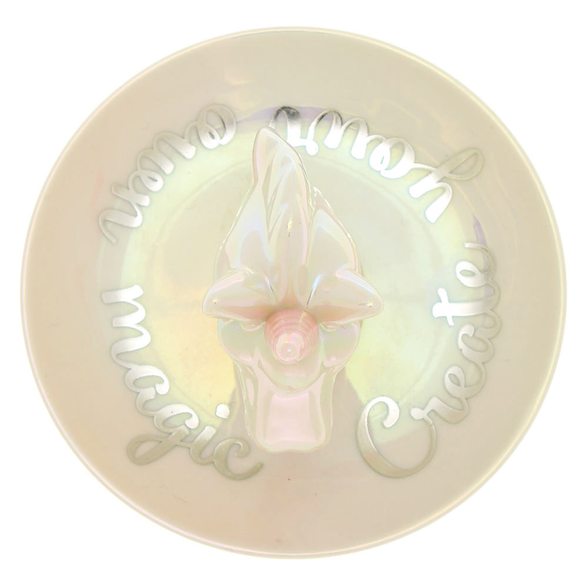 Ceramic Unicorn Jewelry Holder Tray White Icing Us