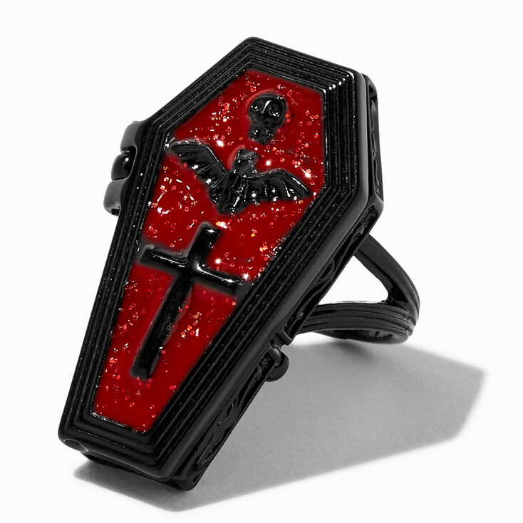 Hinged Coffin Shaped Ring,